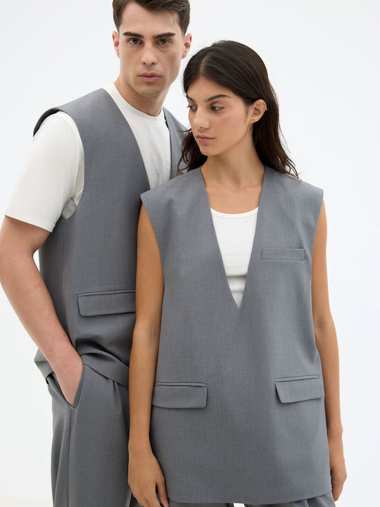 Мъжко жиле Light Grey