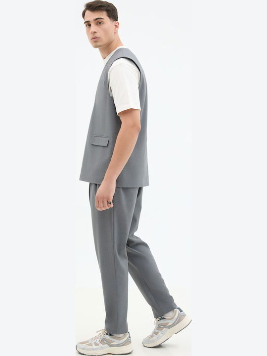 Мъжко жиле Light Grey
