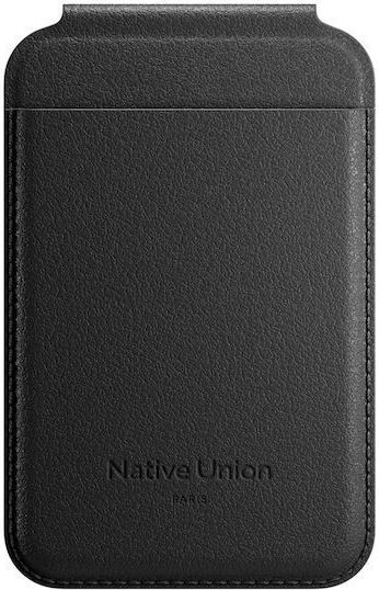 Native Union Wallet Δερμάτινο Μαύρο