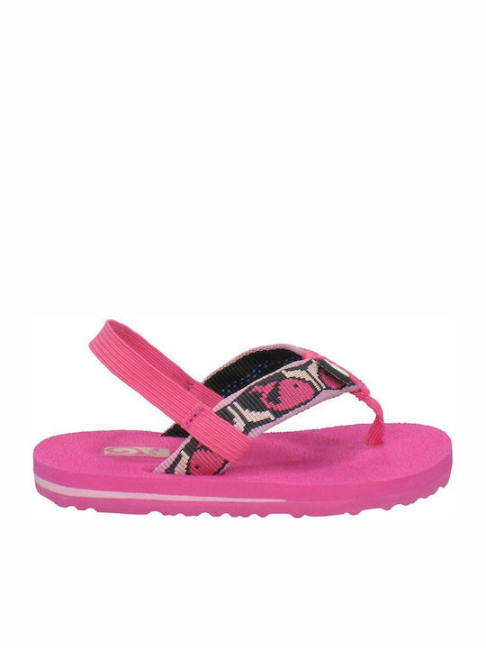Παιδικές Σαγιονάρες Flip Flops Φούξια Mush