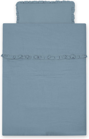 My Sweet Baby Baby Crib Bedding Set 2pcs Dirty Blue