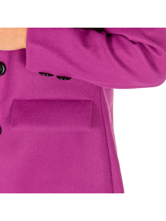Magenta Παλτό Μωβ