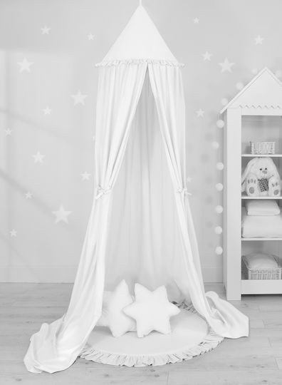 My Sweet Baby Mückennetz Kinderbett aus Tüll Weiß