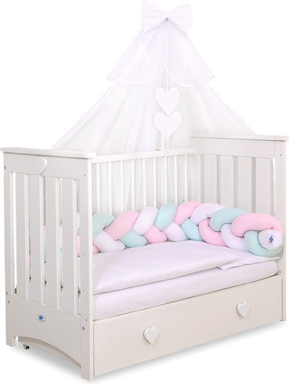 My Sweet Baby Crib Mosquito Net from White Tulle 470x160cm