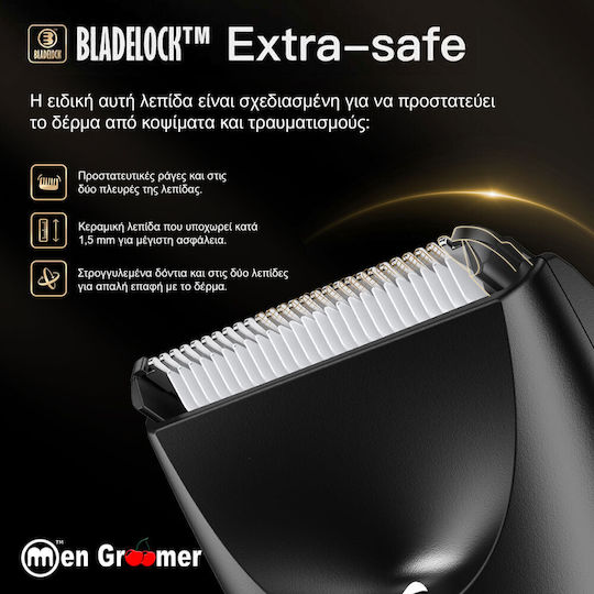 Men Groomer Wiederaufladbar Haarschneidemaschine GET-MST110-BLC