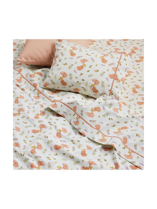 Das Home Σετ Lovely Fox Μπεζ 130x170εκ.