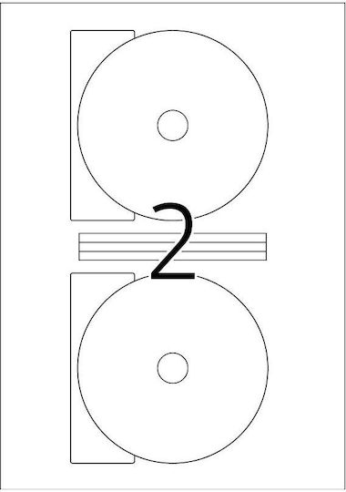 Herma 200 Etichete autoadezive A4 Rotunde 116mm