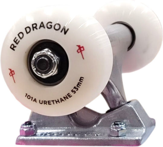 Red Dragon Space Man 7.5" Complete Shortboard Λευκό