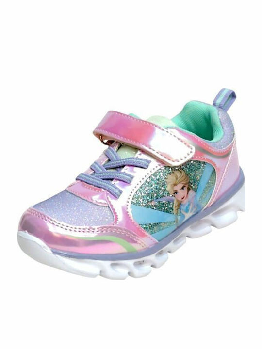 Παιδικά Sneakers με Φωτάκια Μωβ