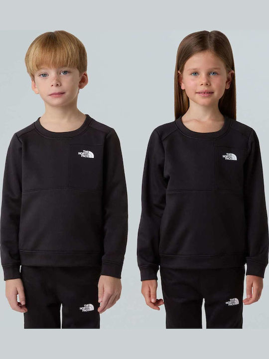 Kids Tracksuits Fleece Set Black