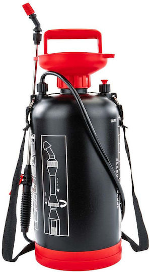 Red Technic Drucksprüher mit Kapazität 8Es 4bar in Schwarz Farbe