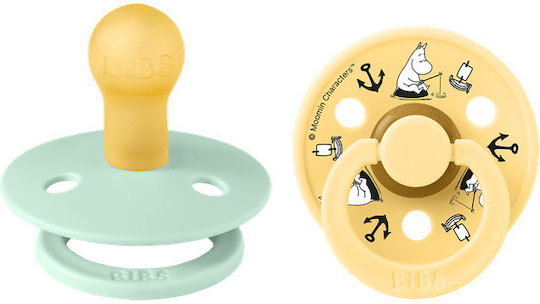 Bibs Pacifiers Rubber Green for 0+ months 2pcs