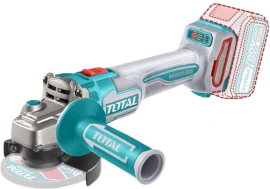 Total Set Angle Wheel & Impact Drill Driver & Hammer Brushless 20V with 2 Batteries 5Ah and Case