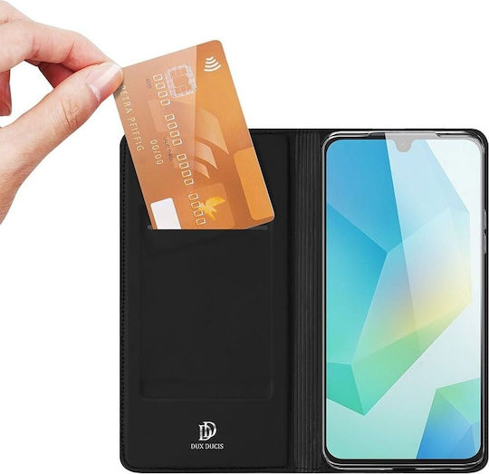 Dux Ducis Портмоне Кожа / Силикон Черен (Galaxy A17)