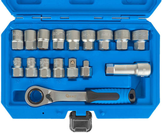 Geko Set Ratchet 1\2" & 3\8"