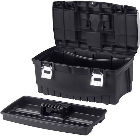 Trusă de unelte Valiză pentru scule Metalic cu tabacheră Dimensiuni: L56xA31xÎ31cm