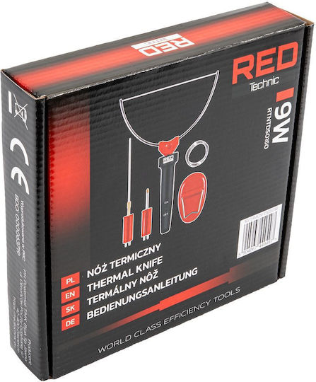 Cutter Termic Pentru Polistiren Roșu Technic 9 W Rtntds0160