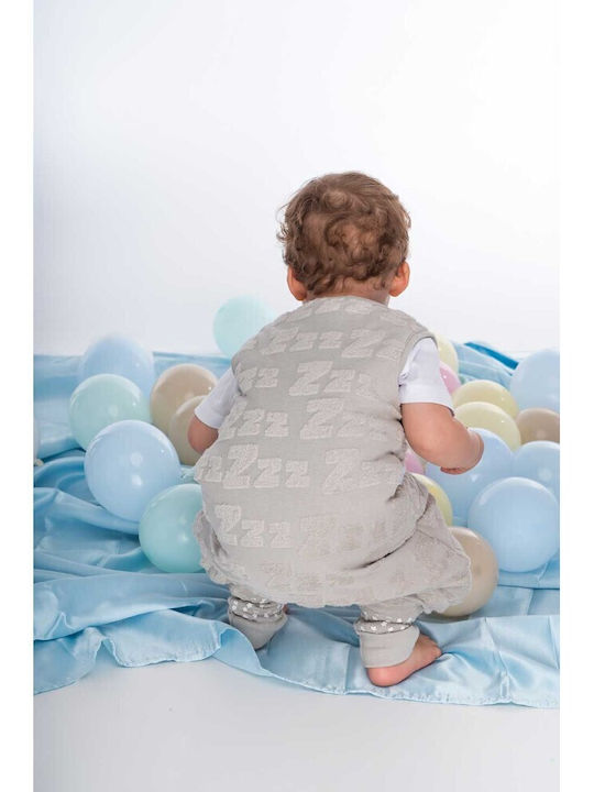 Baby Bliss Autumn Sleeping Bag with Feet Grey