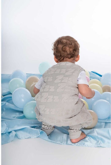 Baby Bliss Autumn Sleeping Bag with Feet Grey