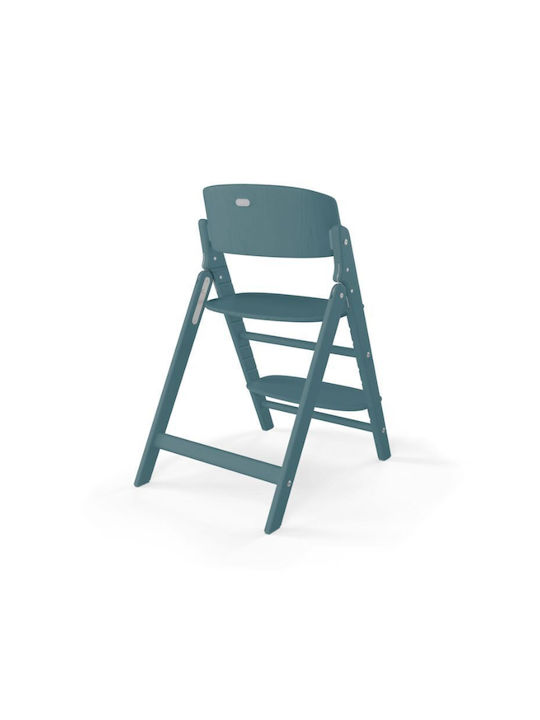 Cybex Click & Fold Foldable Baby Highchair 4 in 1 with Adjustable Height Stone Blue
