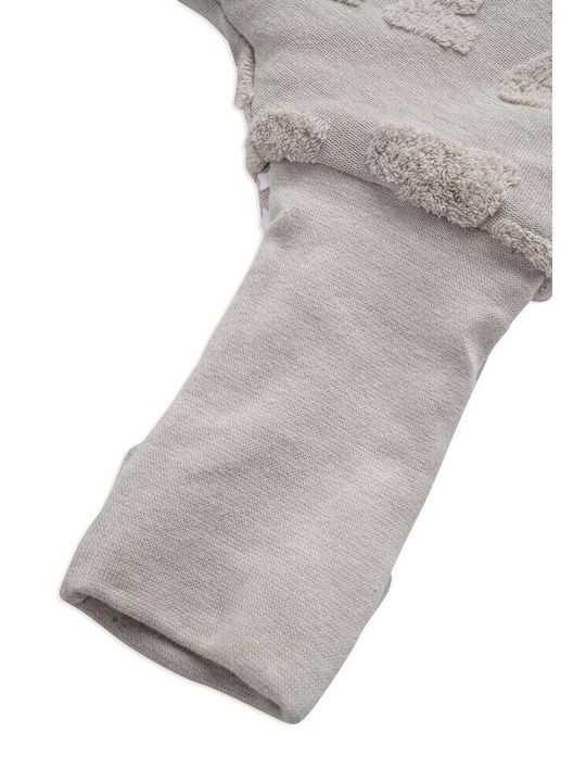 Baby Bliss Autumn Sleeping Bag with Feet Dreamy Zzz Grey