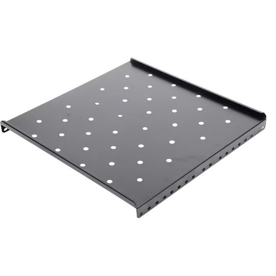 Spacer Fix Raft Rack 1u 19" Rack 650mm Adâncime 1000mm Dulap Capacitate Mare De Încărcare Vopsea Antistatică Oțel 1.2mm Negru "spsf-1u650h-bk-03"