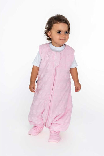 Baby Bliss Autumn Sleeping Bag with Feet Dreamy Zzz Pink