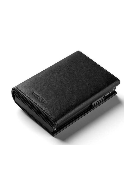 Мъжки Портфейл с RFID и Слайд Механизъм Черен