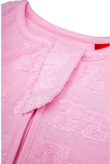 Baby Bliss Autumn Sleeping Bag with Feet Dreamy Zzz Pink