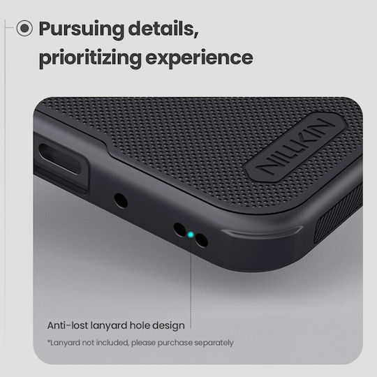Nillkin Frosted Umschlag Rückseite Kunststoff Schwarz (Galaxy A17)