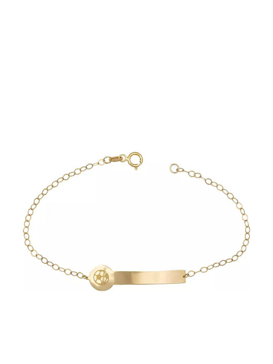 Gold 9K ID Bracelet