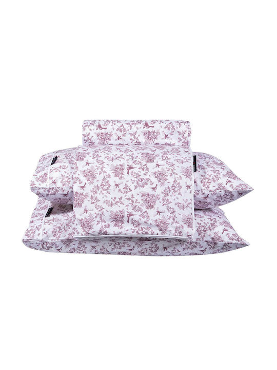 Greenwich Polo Club Sheet Sets Queen 240x260cm. Essential 2363 Essential 2363 Nude, White 4pcs