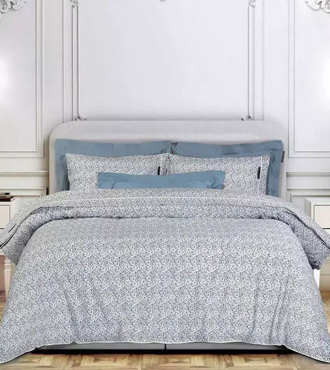 Greenwich Polo Club Duvet Cover Set Cotton Queen with 2 Pillowcases 220x240 Essential Blue, White