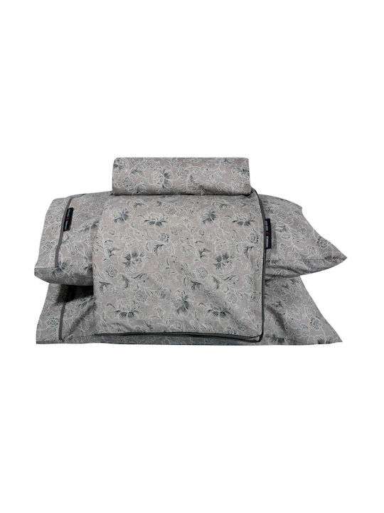 Greenwich Polo Club Duvet Cover Set Cotton Queen with 2 Pillowcases 220x240 Essential Taupe