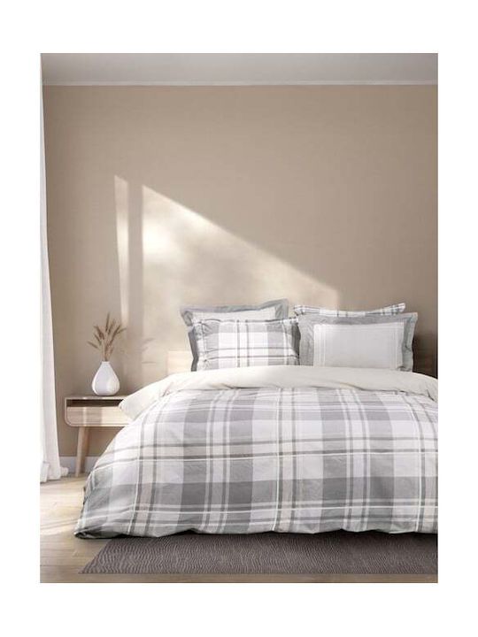 Nima Arthur Сет Калъфки за Възглавници Оксфорд Grey-beige 52x72см.