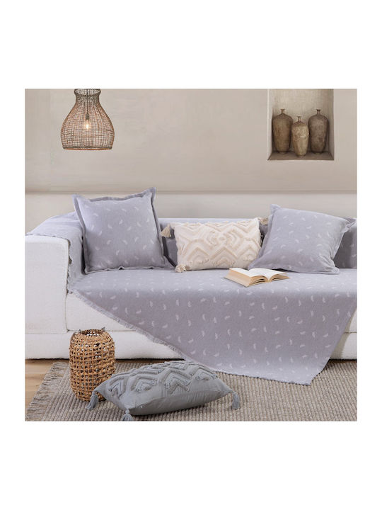 Nef-Nef Homeware Amaranta Ριχτάρι Πολυθρόνας Ζακάρ 170x180εκ. Beige