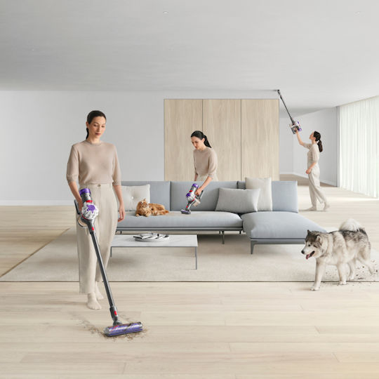 Dyson V7 Advanced Прахосмукачка 2 в 1 Stick & Ръчна Сребриста