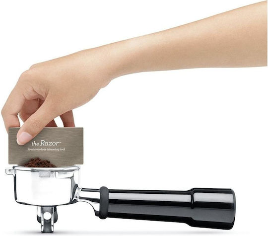 Sage the Barista Express BES875UK Automatic Espresso Coffee Machine 1850W Pressure 15bar with Grinder Silver BES875UK