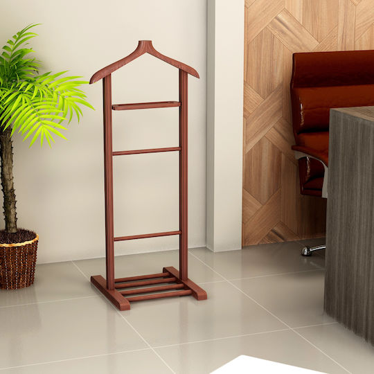 Beta Eingangsmöbel mit Garderobe Walnut 48x35x120cm