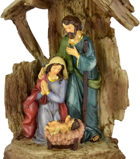 Due esse Christmas Manger Hut Ceramic 20cm
