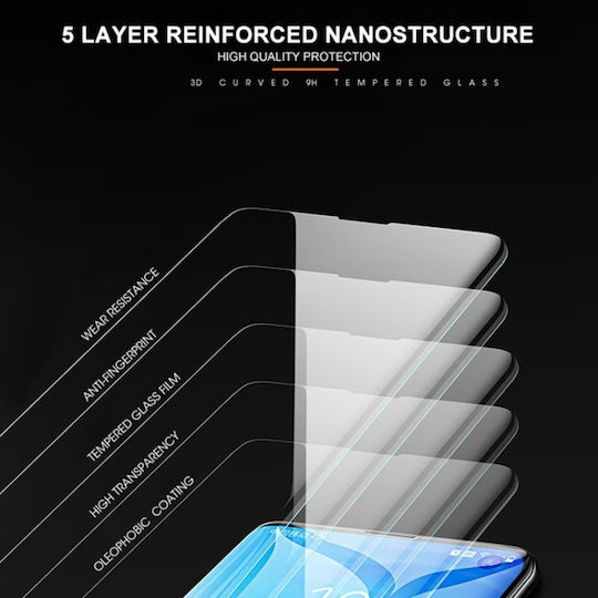Samsung Galaxy S22 Ultra 5G UV Течност Извит Пълно Лепило Закалено Стъкло Филм