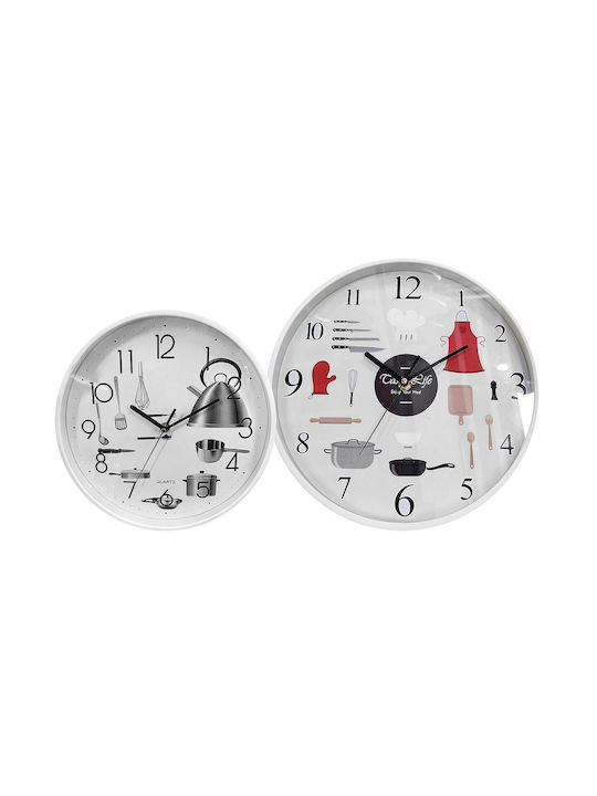 HOMie Wanduhr Mehrfarbig Ø29cm Verschiedene Farben)