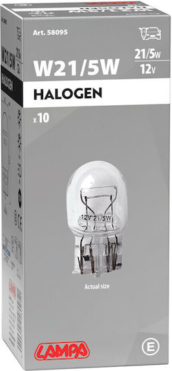Lampa Lamps Car Standard Line W21/5W / T20 Halogen 12V 10pcs