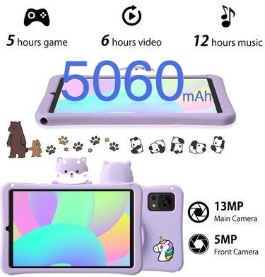 Doogee T20mini KID 4G 8.4" Tablet (4GB/128GB) Μωβ