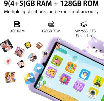Doogee T20mini KID 4G 8.4" Tablet (4GB/128GB) Μωβ