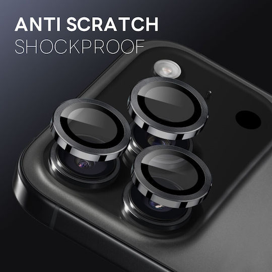 Northjo Προστασία Κάμερας Tempered Glass Μαύρο για το Apple iPhone 17 Pro Max