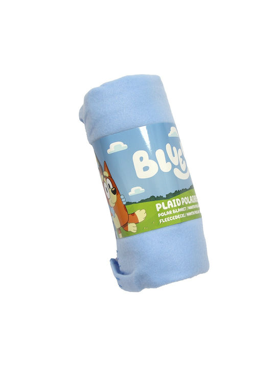 Bluey Blanket Fleece Blue 150x100cm