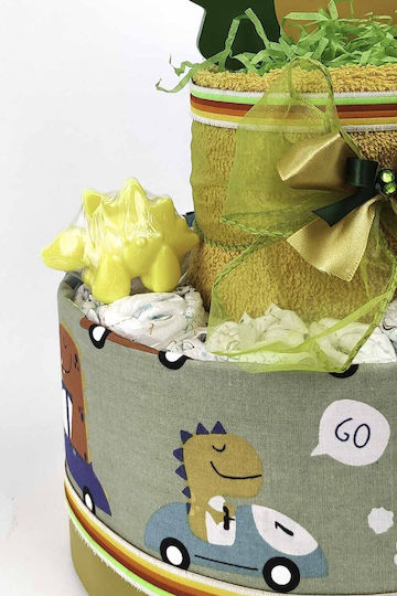 Dama Koupa Handmade Diaper Cake made of Wood for Boy