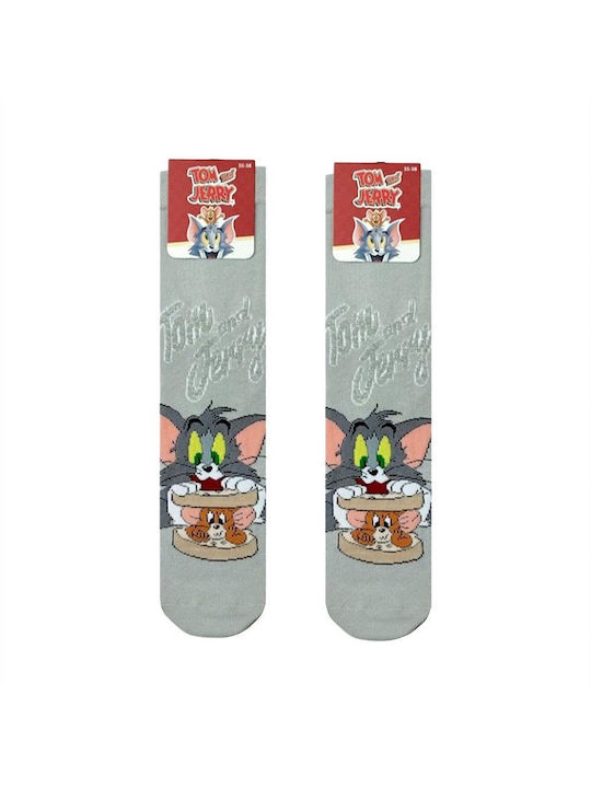 Disney Παιδικές Κάλτσες Tom + & Jerry Γκρι 3 Ζευγάρια Disney Παιδικές Κάλτσες Tom + & Jerry Γκρι 3 Ζευγάρια