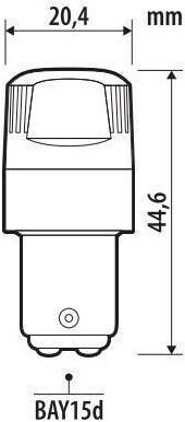 Lampa Lamps Car & Motorcycle Ultra-Lumen Series P21/5W Canbus LED 6500K Cold White 24V 2pcs